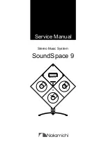 Preview for 1 page of Nakamichi SoundSpace 9 Service Manual