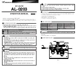 Nakanishi AL-0203 Operation Manual preview