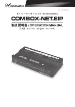 Nakanishi COMBOX-NET.EIP Operation Manual preview