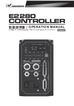 Preview for 1 page of Nakanishi E2280 Operation Manual