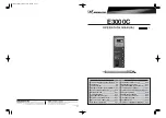 Nakanishi E3000C Operation Manual preview