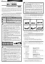 Nakanishi IH-300 Operation Manual preview