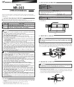 Nakanishi NR-303 Operation Manual preview