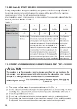 Preview for 16 page of Nakanishi NR3060-AQC Operation Manual