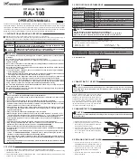 Nakanishi RA-100 Operation Manual preview