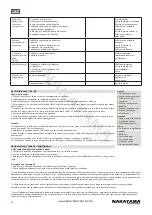 Предварительный просмотр 11 страницы Nakayama 025276 User Manual