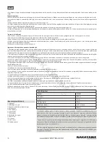 Предварительный просмотр 70 страницы Nakayama 029113 User Manual