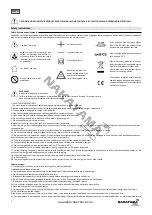 Предварительный просмотр 3 страницы Nakayama 042112 User Manual