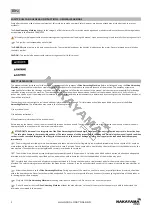 Предварительный просмотр 2 страницы Nakayama 051367 Instructions Manual