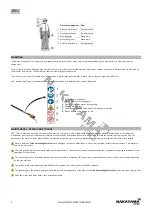 Предварительный просмотр 5 страницы Nakayama 051367 Instructions Manual