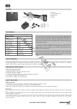 Preview for 2 page of Nakayama EC1350 Manual