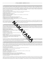 Предварительный просмотр 51 страницы Nakayama EH4510 Instruction Manual