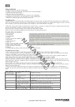 Предварительный просмотр 6 страницы Nakayama PRO BS3000 User Manual