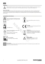 Предварительный просмотр 5 страницы Nakayama PRO EM4020 Manual