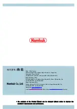 Preview for 53 page of Nambuk NRD-1000 Product Manual