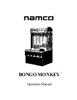 NAMCO BONGO MONKEY Operator'S Manual preview