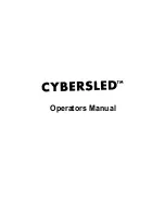 NAMCO CYBERSLED Operator'S Manual preview