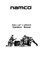 NAMCO FINAL LAP 3 UPRIGHT Operator'S Manual preview