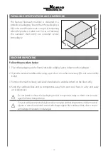 Предварительный просмотр 12 страницы NAMCO FLOORWASH 1000 Battery Manual Of Use And Maintenance