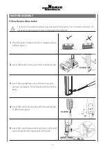 Preview for 13 page of NAMCO FLOORWASH 1000 Battery Manual Of Use And Maintenance