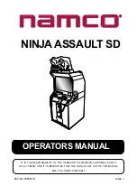 Preview for 2 page of NAMCO Ninja Assault SD Operator'S Manual