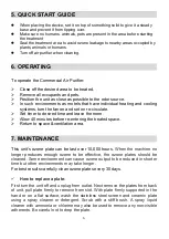 Preview for 6 page of NAMCO OZ-1000 User Manual