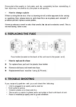 Preview for 7 page of NAMCO OZ-1000 User Manual