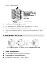 Preview for 8 page of NAMCO OZ-1400 User Manual