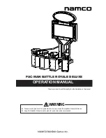 NAMCO PAC-MAN BATTLE ROYALE DELUXE Operation Manual preview