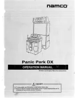 NAMCO Panic Park DX Operation Manual preview