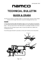 NAMCO Quick & Crash Technical Bulletin preview