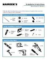 Nameek's New Space Series Installation Instructions preview