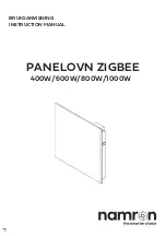 Preview for 1 page of Namron PANELOVN ZIGBEE 400W Instruction Manual