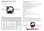 Namron ZIGBEE DIMMER TW 400W Manual preview