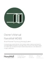 NanaWall WD65 Owner'S Manual preview
