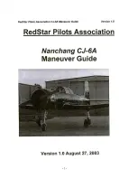 Nanchang CJ-6A Pilot'S Manual preview