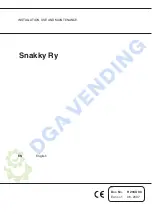 Preview for 1 page of N&W Global Vending Snakky RY Installation Manual