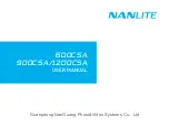 Preview for 1 page of NANLITE 600CSA User Manual