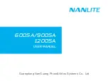 NANLITE 600SA User Manual preview