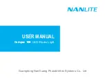 Предварительный просмотр 1 страницы NANLITE Compac 100 User Manual