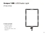 Preview for 2 page of NANLITE Compac 100B User Manual