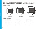 Preview for 2 page of NANLITE DSA Series User Manual