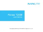 NANLITE Forza 720B User Manual preview