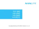 NANLITE FS-150 User Manual preview