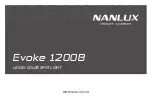 NANLUX Evoke 1200B Instruction Manual предпросмотр