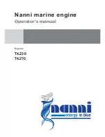 Preview for 1 page of Nanni T4.230 Operator'S Manual