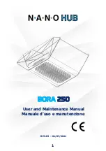 NANO HUB BORA 250 User And Maintenance Manual preview