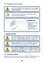 Preview for 10 page of NANO HUB ESPERO 100 LIFT User And Maintenance Manual