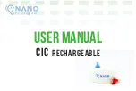 NANO CIC rechargeable User Manual preview