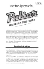 Preview for 1 page of NANO Pulsar Operating Instructions